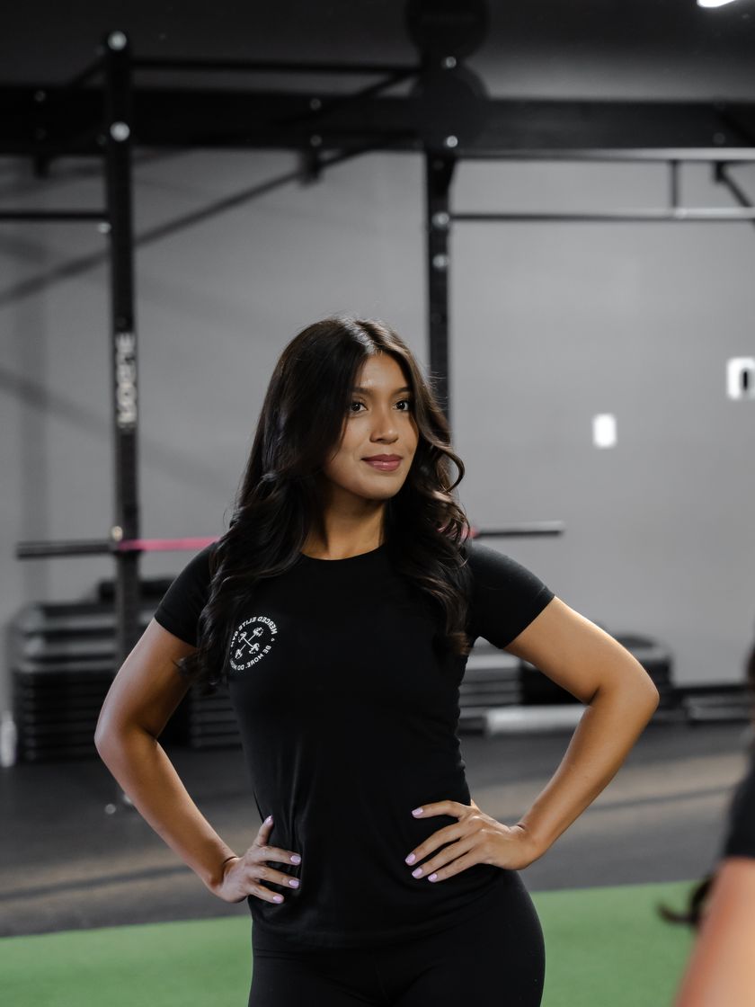 Alexis, personal trainer at Merced Elite Gym, a women's-only private training studio in Merced, California