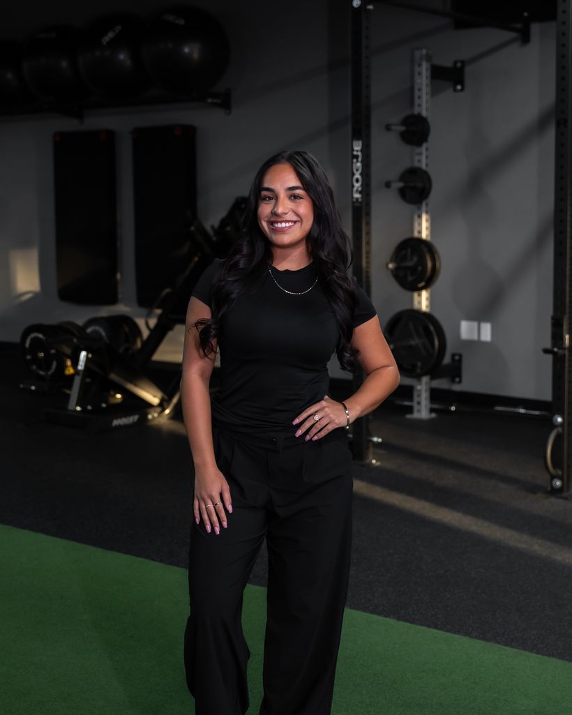 Cruzelly, who handles scheduling and member communication at Merced Elite Gym in Merced, California